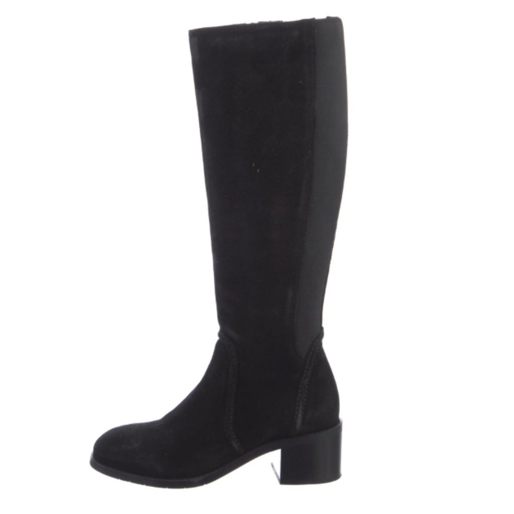 Aquatalia Suede Knee-High Riding Boots, 7.5
